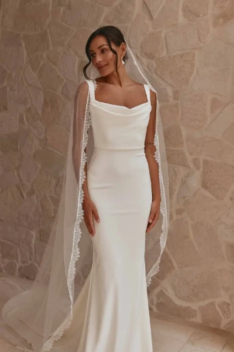 Grace Loves Lace #Lumi Veil #3 Ivory thumbnail