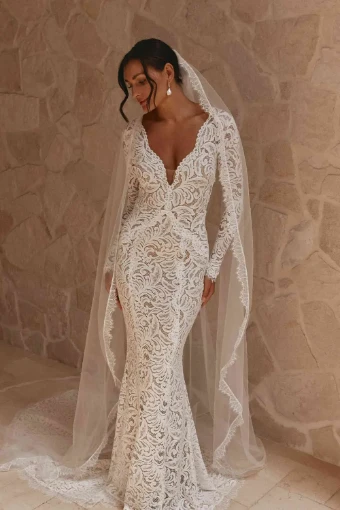 Grace Loves Lace #Lumi Veil #2 Ivory thumbnail